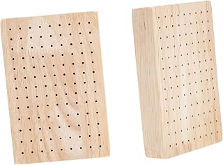 STOBOK 2pcs Clay Drying Boards Wooden Socket Figure Base Air Dry Clay Tools Pottery Kit Modeling Tools