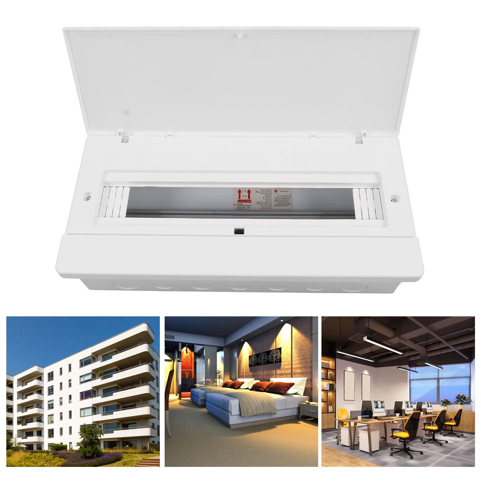 Scatola di Distribuzione a 20 Loop, Scatola di Distribuzione dell'Alimentazione in Lamiera di Acciaio Laminata a Freddo con Copertura in PC, di Giunzione Elettronica con Protezione