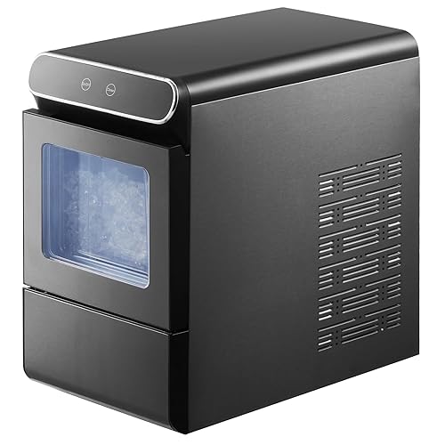 Vista 70 de VEVOR Máquina de hielo para encimera, 9 cubos listos en 6 minutos, 26 libras en 24 horas, máquina de hielo portátil autolimpiante con cuchara