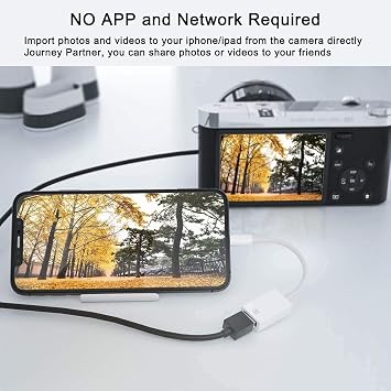 Lightning to USB Camera Adapter Apple MFi Certified 50 Pack