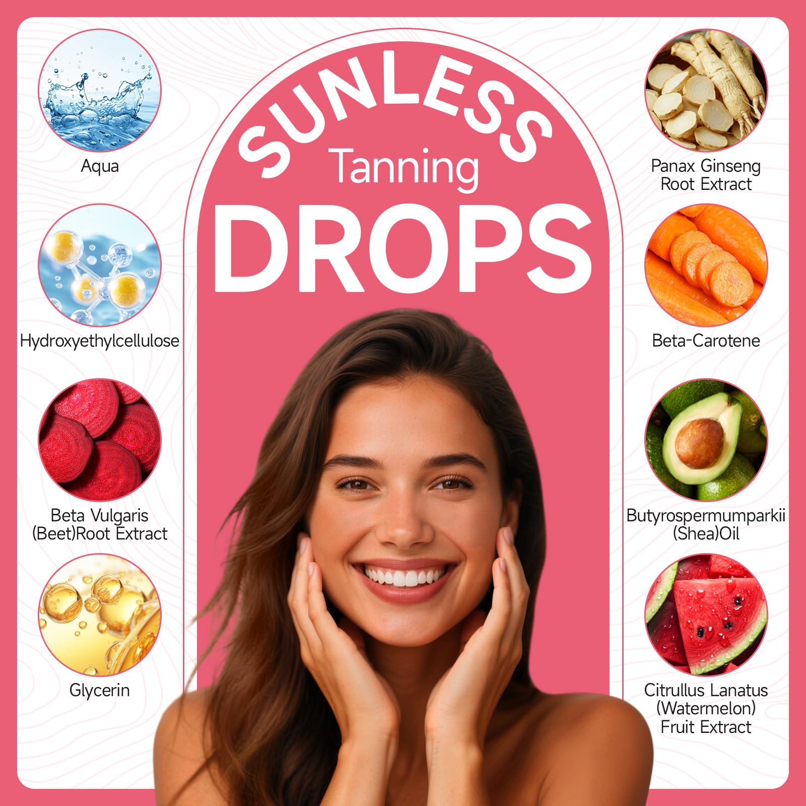 Sunless Tanning Drops, 2 szt. samoopalacz, 120 ml, krople samoopalające, krople samoopalające, samoopalacz do twarzy i ciała