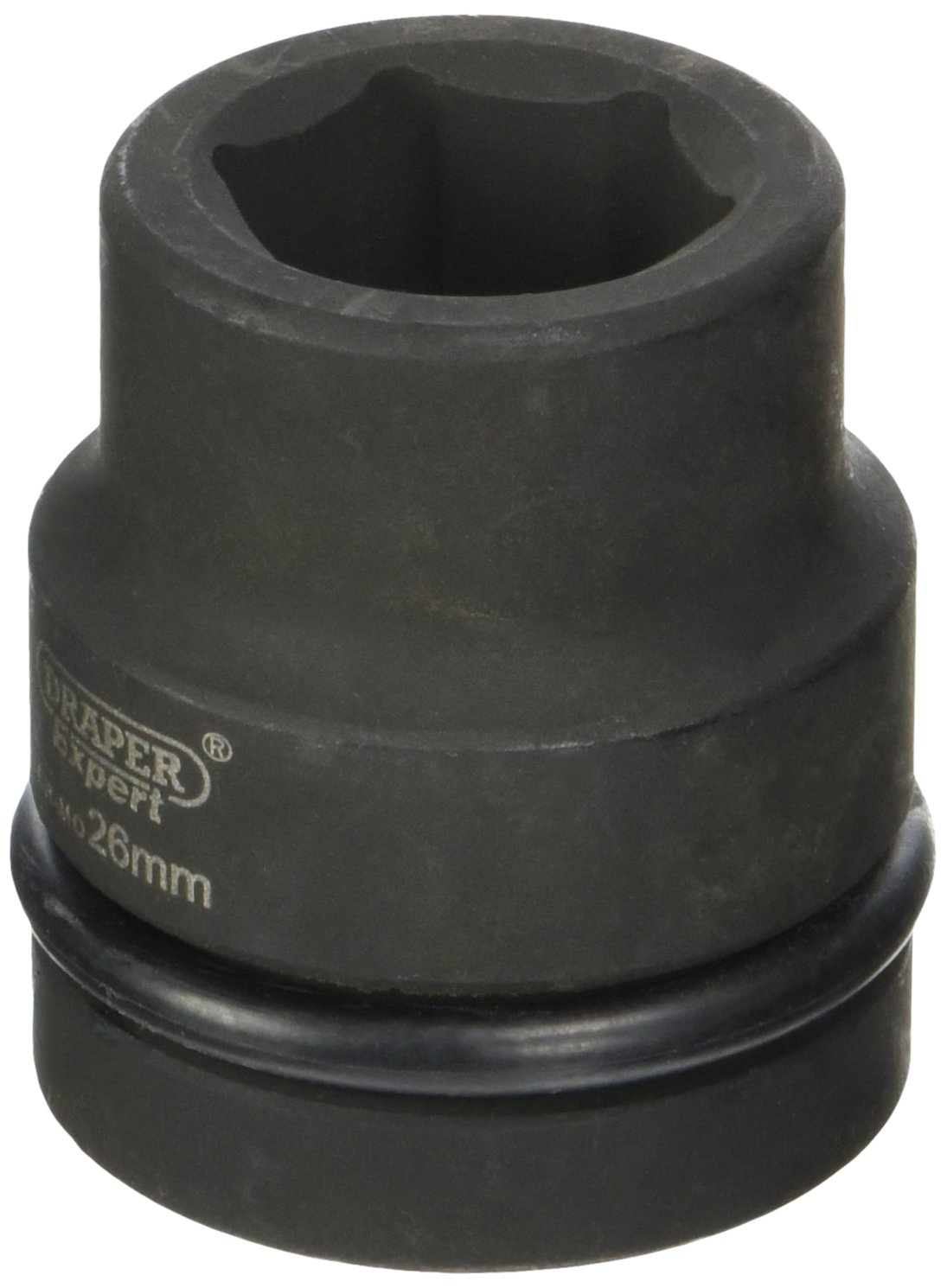 Draper Expert 5107 26mm 1-inch Square Drive Hi-Torq 6-Point Impact Socket, White, 26 mm