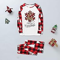 Vista 3 de Pijamas de Navidad para la familia, conjunto de pijamas de Navidad 2023, ropa de dormir divertida con estampado de Papá Noel, pijamas familiares a
