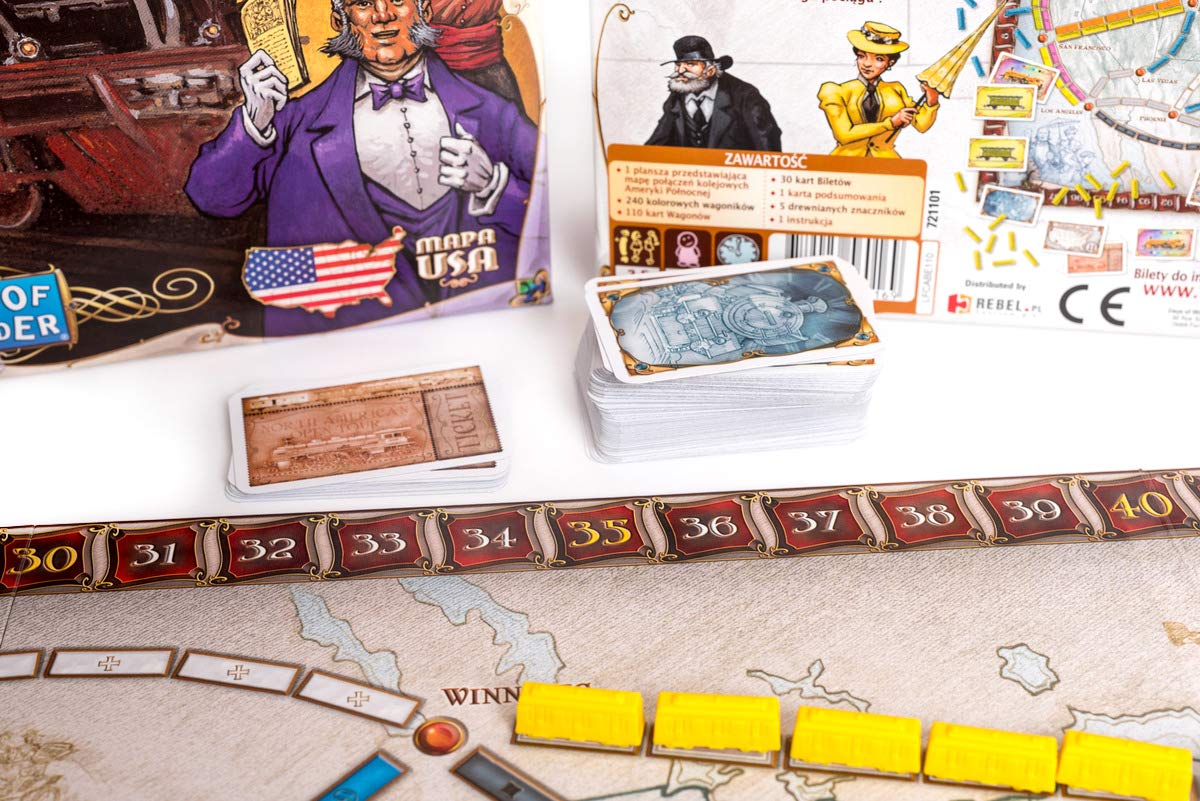 Days of Wonder Gioco da tavolo Imbarco Treno: USA - 2-5 giocatori, A partire da 8 anni