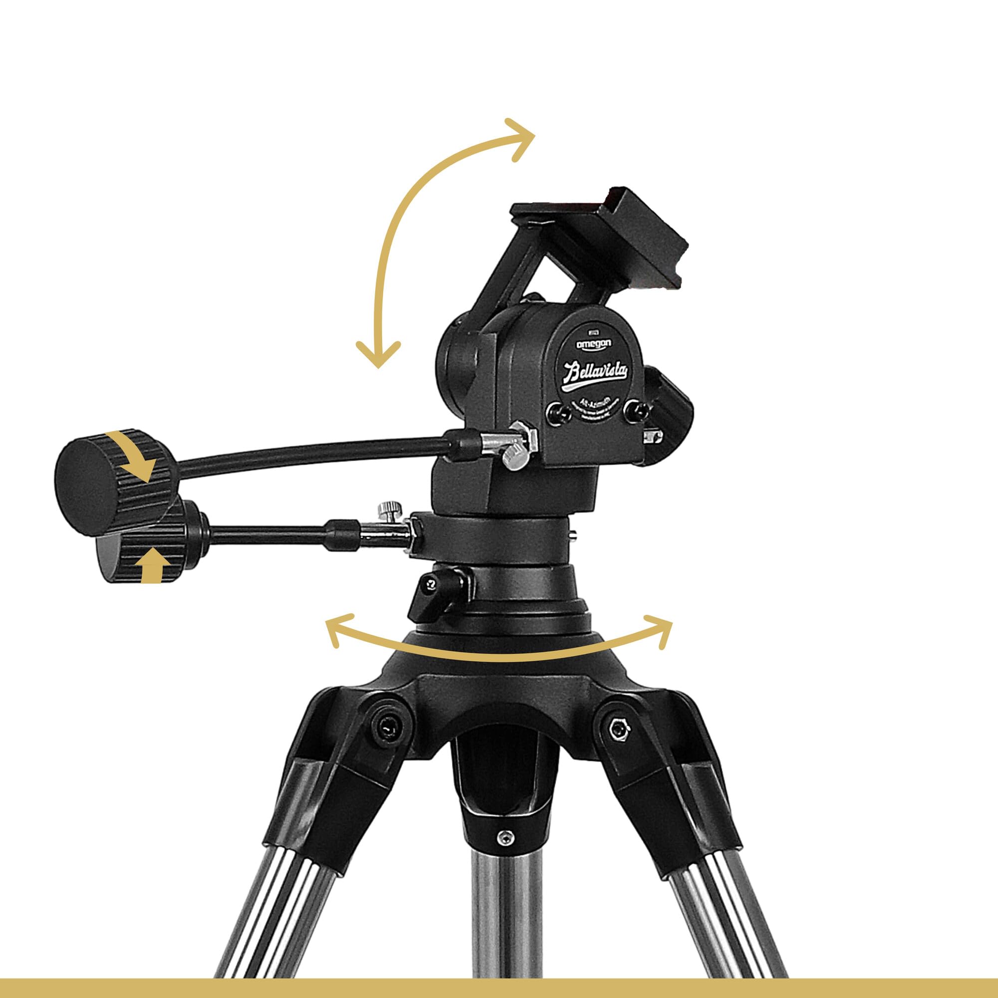 Telescopio Omegon Horizon CR N 114/500 AZ-Bellavista | Telescopio compatto | Specchi principali parabolici | Focheggiatore Crayford | Montatura AZ-Bellavista | Grandangolare e trasportabile