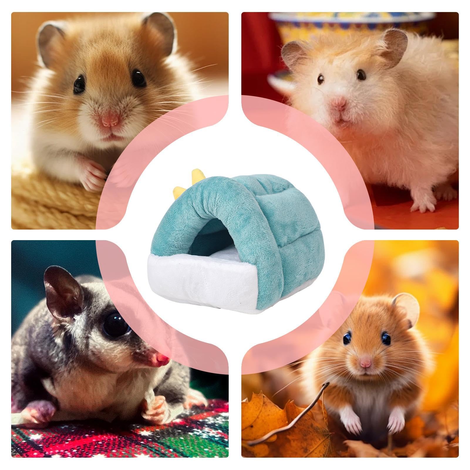 Hamster Hängebett In Bananenform - Plüsch Nest Mit 2 Ketten