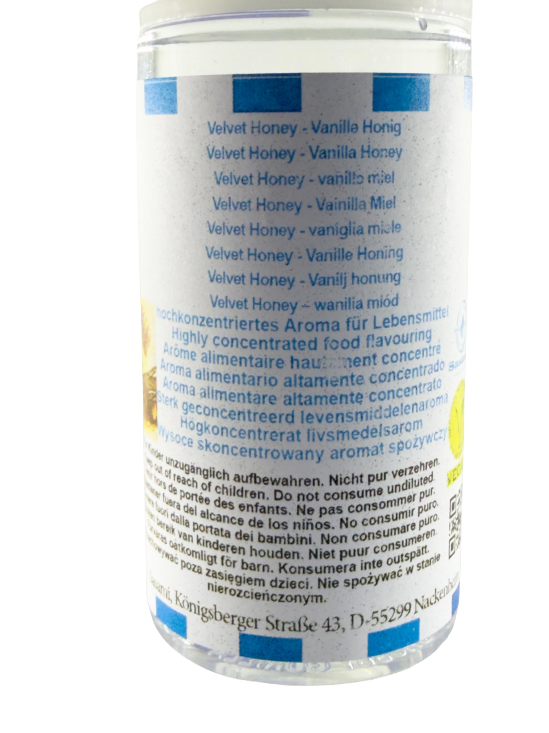 Velvet Honey – wanilia miód aromat koncentrat – Wegański – Sasami – 100ml