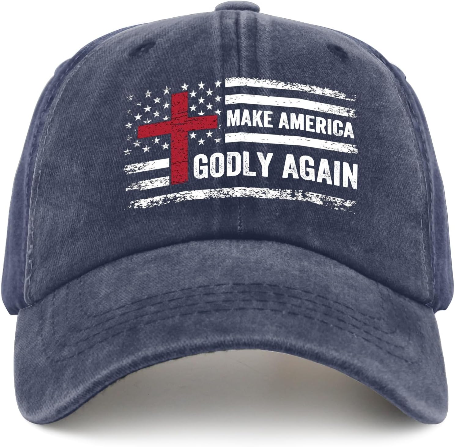Make America Godly Again Hats America Hat for Womens Mens & Custom Hats & Beach Hat & Birthday Hats & Dad - Image 8