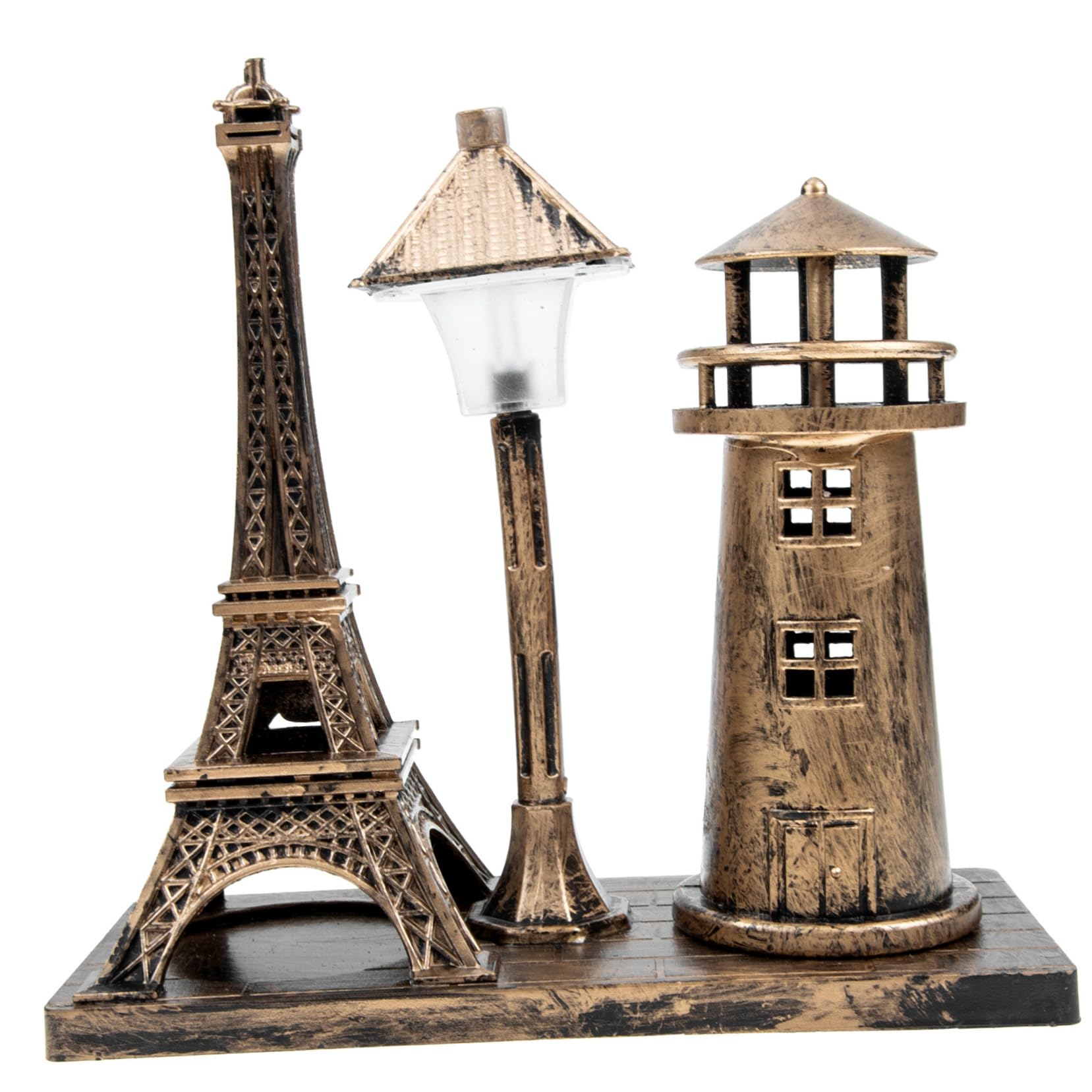 MAGICLULU Vintage Lighthouse Night Light Retro Desk Lamp Ornament for Bedroom Office Decor Elegant Desktop Art Light European Style Home Decoration