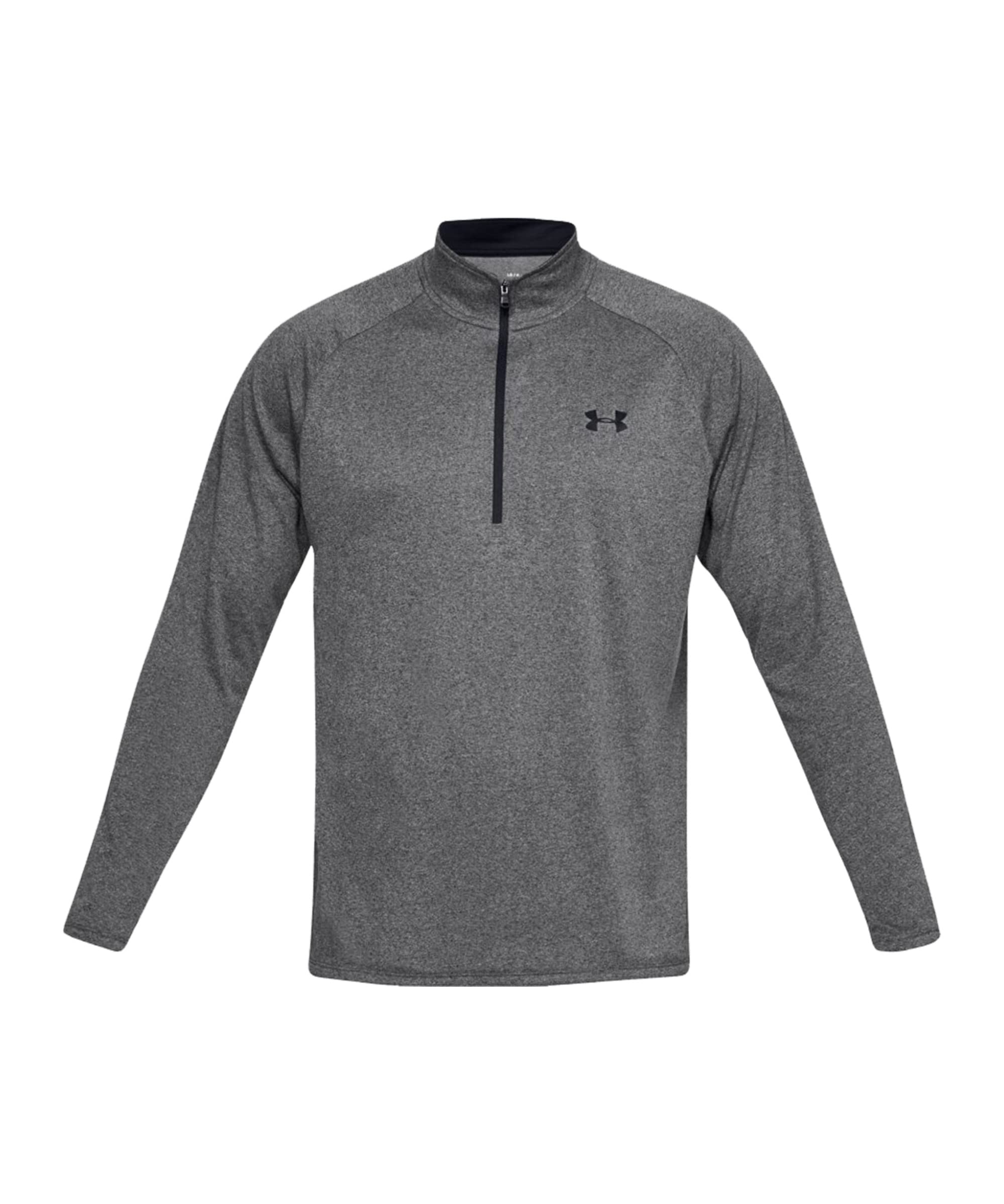 Under Armour UA Tech™ 2.0 ½ Zip, Carbon Heather (090)/Black, 4XL/Tall