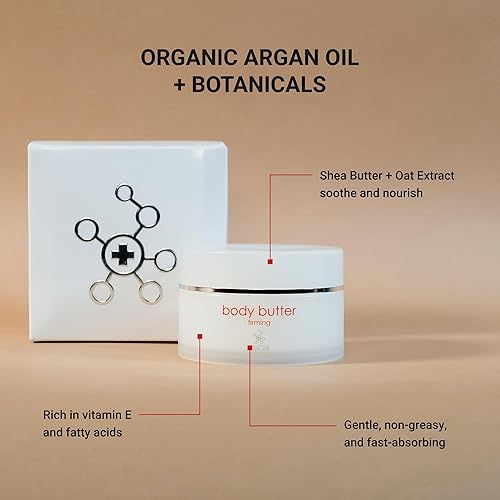 Miniatura 6 de LifeCell Mantequilla corporal reafirmante – Crema anticelulítica con cafeína, ginseng y aceite de argán – Hidratante antienvejecimiento ultra