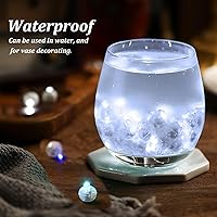 Vista 4 de AIKEI 100 luces LED para globos, mini bolas, luces de larga duración en espera, luces de fiesta, luz LED impermeable para linterna de papel