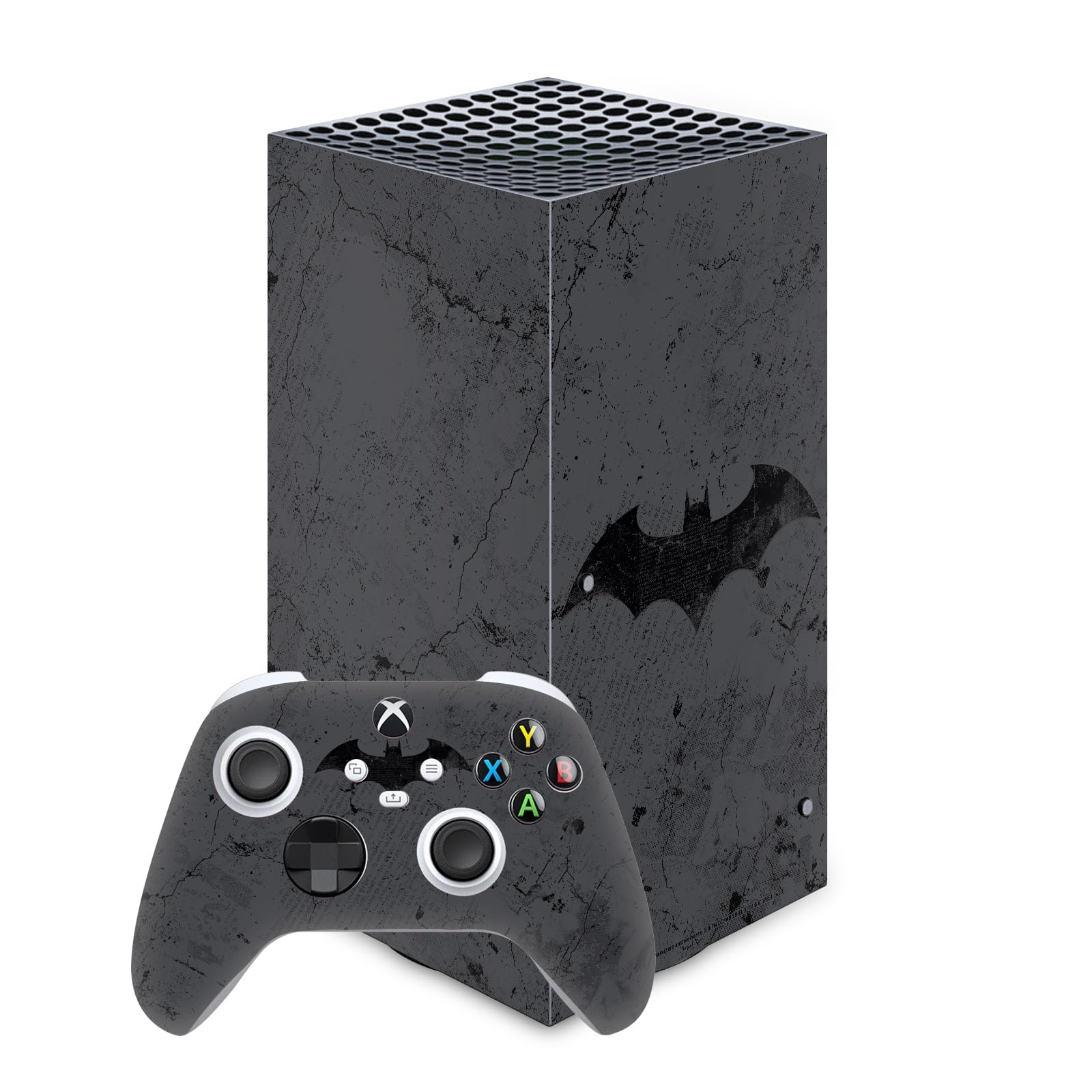 Head Case Designs sous Licence Officielle Batman DC Comics Hush Logos Et Bandes Dessinées Vinyle Autocollant De Jeu Peau Autocollant Compatible avec Xbox Series X Console and Controller Bundle