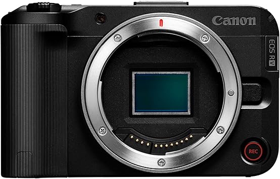 Canon EOS R50 V Mirrorless Camera Body Only APS-C Digital Camera, Flip Screen 4K Video, Interchangeable Lens Camera for Vlogging, Content Creation, Streaming, Filming, Podcasts, TikTok