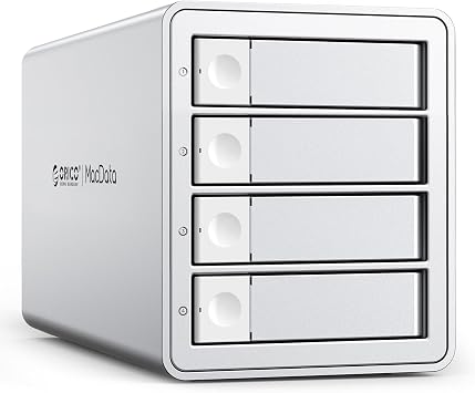 ORICO 4-Bay Hard Drive Enclosure USB 3.2 Gen 2 Aluminum DAS Enclosure USB-C Expansion, Max Up to 264TB, 3.5-Inch HDD, 150W Power Supply - 9948C3