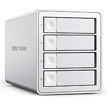 ORICO 4 Bay Hard Drive Enclosure, USB 3.2 Gen 2 10Gbps DAS, Supports 3.5 inch HDD & 2.5 inch SSD/HDD, Daisy Chain Expansion up to 264TB, Built-in 150W Power Supply, Aluminum External Storage - 9948C3
