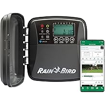 Rain Bird ST8O-2.0 Smart Indoor/Outdoor WiFi Sprinkler/Irrigation System Timer/Controller, WaterSense Certified, 8-Zone/Station, Compatible with Amazon Alexa
