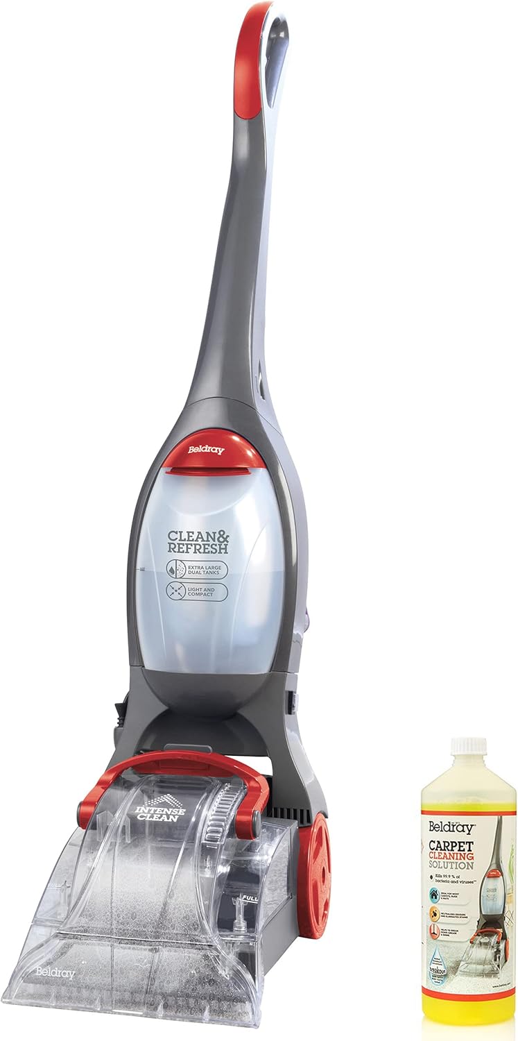 Beldray COMBO8132 Upright Carpet Washer Cleaner with 1 L Carpet