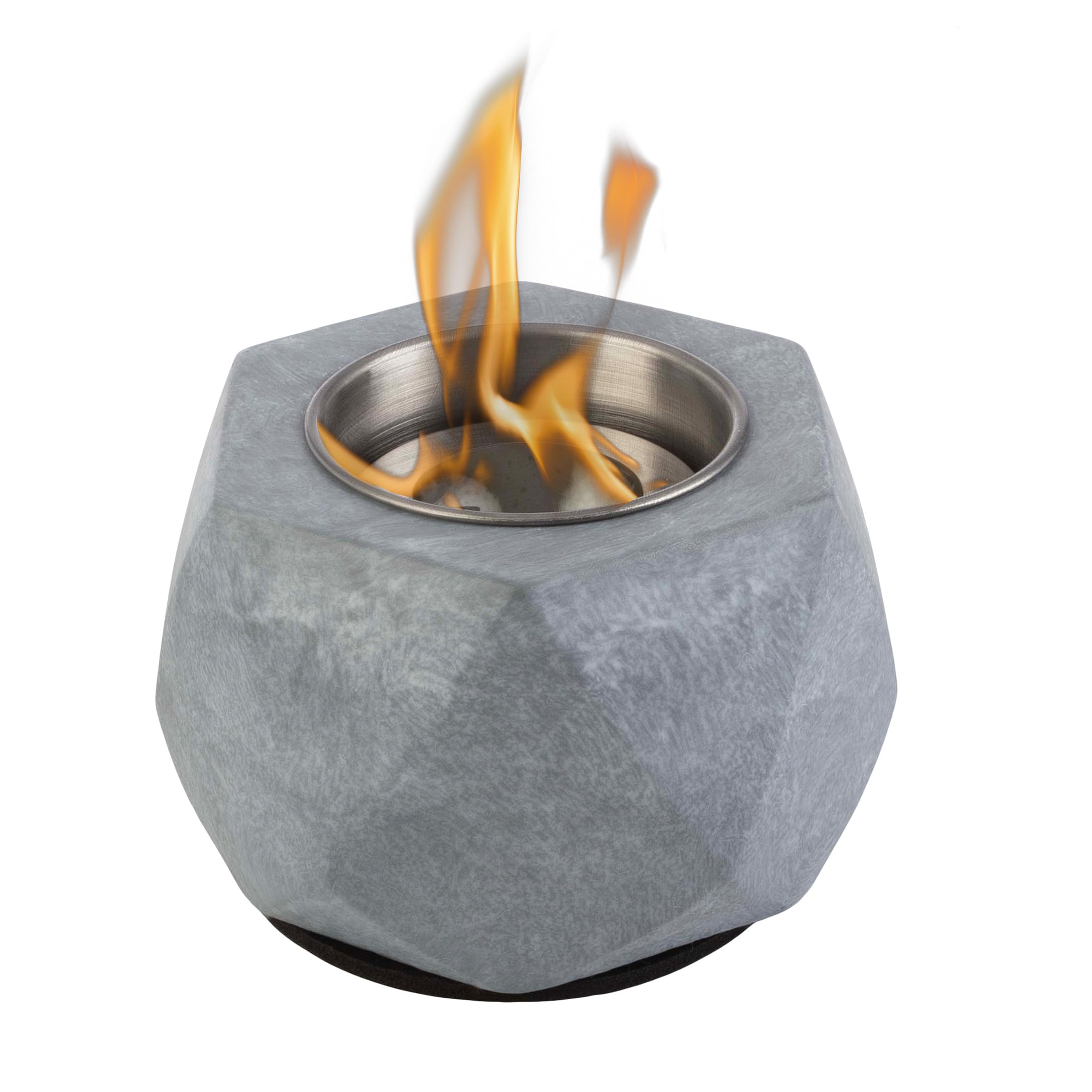 Pure GardenSmokeless Tabletop Fire Pit, Off-White