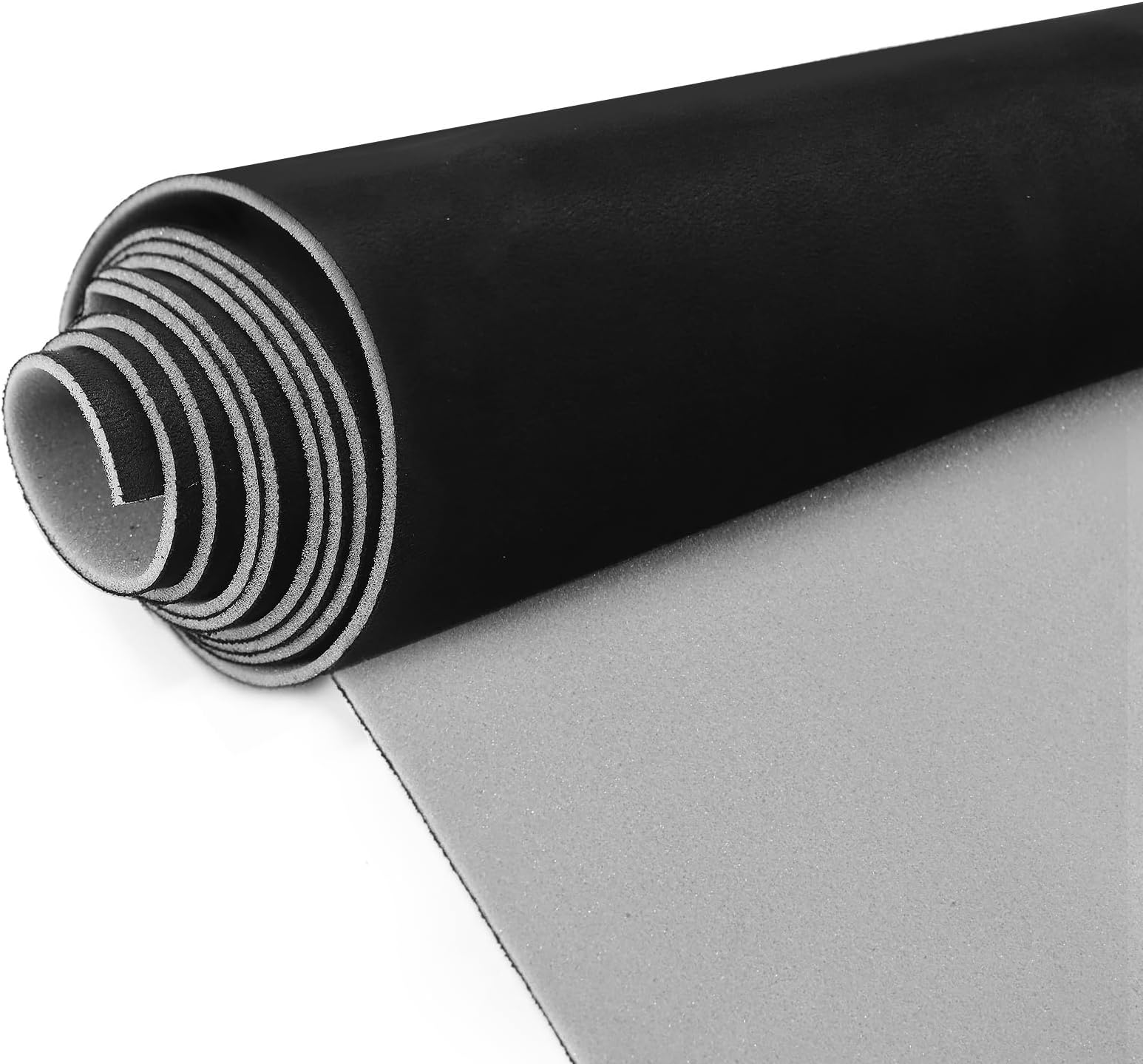 Suede Headliner Fabric with Foam Backing Material - Automotive/Home Micro-Suede Headliner Flame Retardant Fabric for Car Replacement/Repair/DIY (Black 36 * 60 Inch)