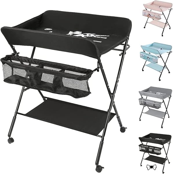 ZMGUA Table à Langer Pliable et Portable