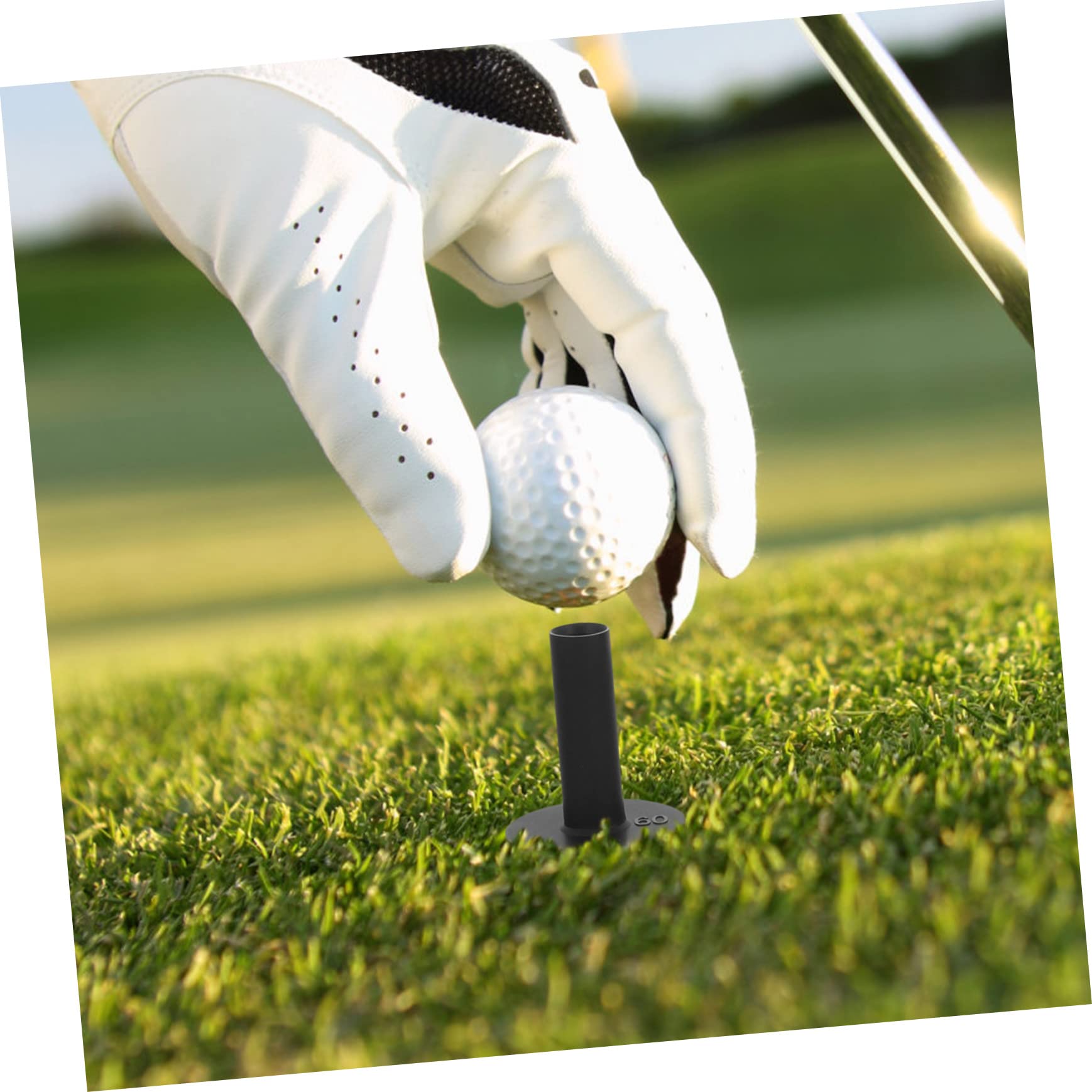 BESPORTBLE Alfileres De Golf Golfs Neto tee De Golf Ajustable Bandejas De De Golf Camisetas De Pelota De Golf Tees De Práctica De Golf Black Gel De Sílice