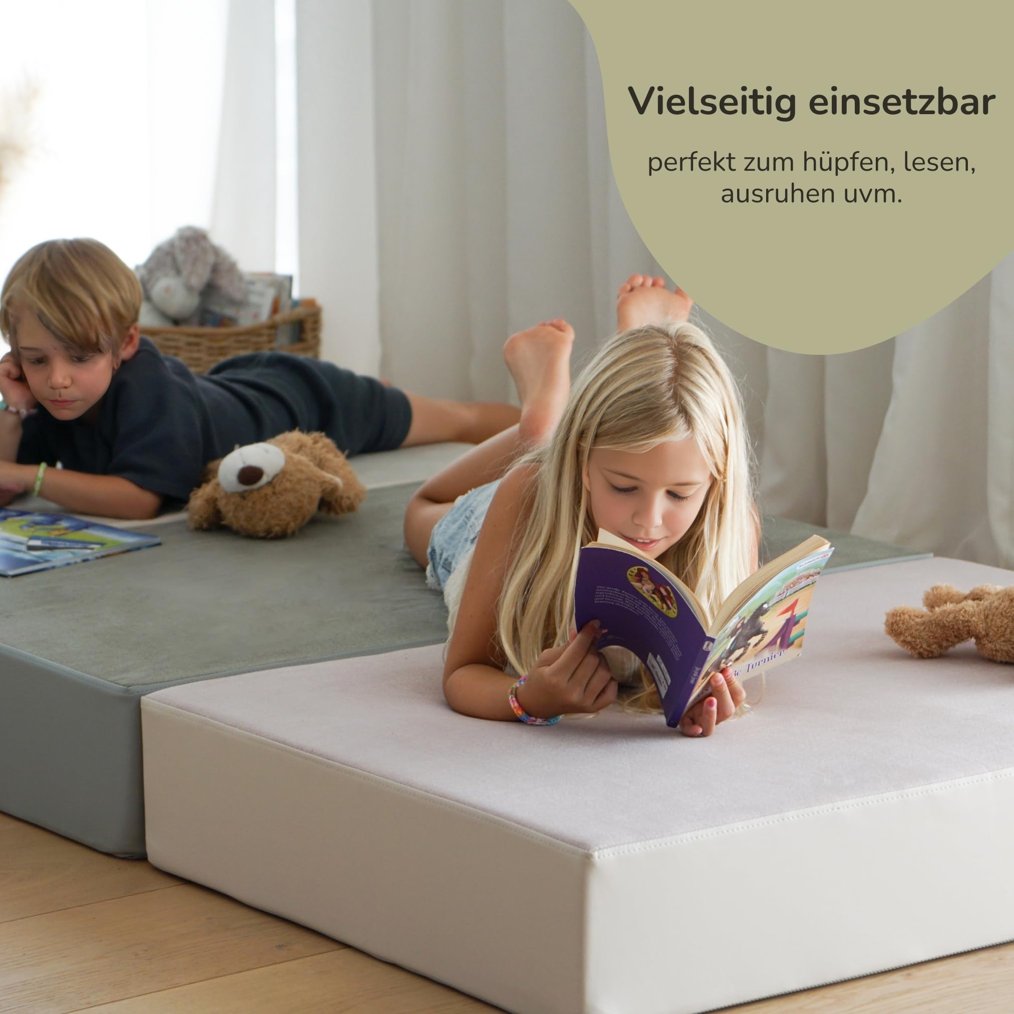 Hüpfmatratze für Kinder 107x70x17cm Indoor Sprungmatte Made in Germany