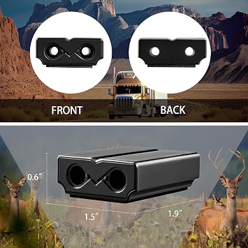 Deer Whistles for Vehicles Safety for Car Motorcycle Truck SUV 4 Pack