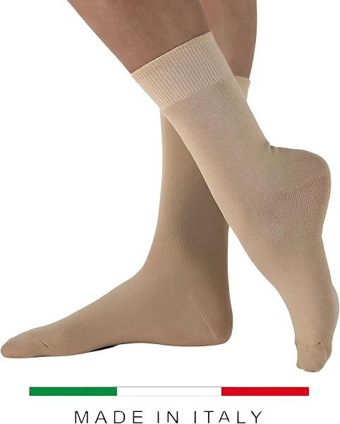 Calzino Danza Classica RAD in microfibra per saggi ballerine Ballo Moderno Contemporaneo - Made in Italy - colore nudo - 2