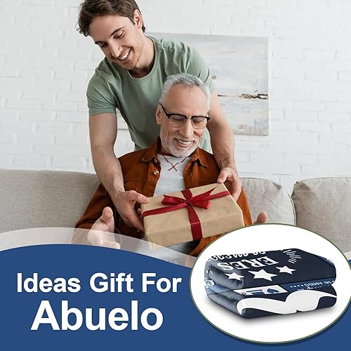 Miniatura 2 de Regalos para abuelo en español, regalo para Abuelo manta de 60 x 50 pulgadas, El Mejor Abuelo del Mundo, regalos de Abuelito, regalos para Abuelito