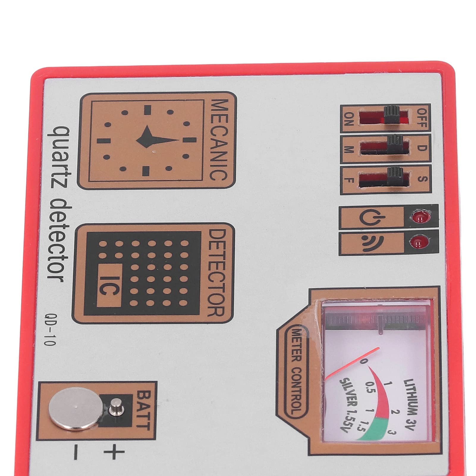 Probador de cuarzo, probador de desmagnetización de batería de reloj Timegrapher, herramienta de reparación de máquina de medición de desmagnetización