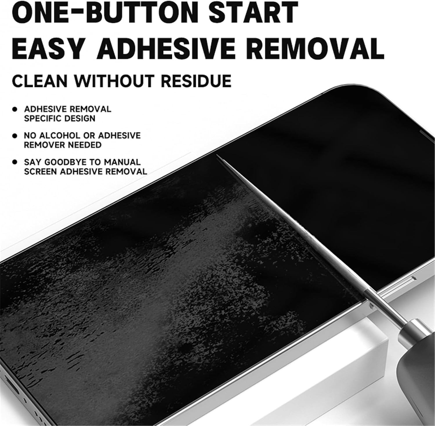 Durability Glues Removers High Torques Motor Low Temperature Heating Safe for Delicate Screen Removal Tool Touch Adhesive Removal Tool