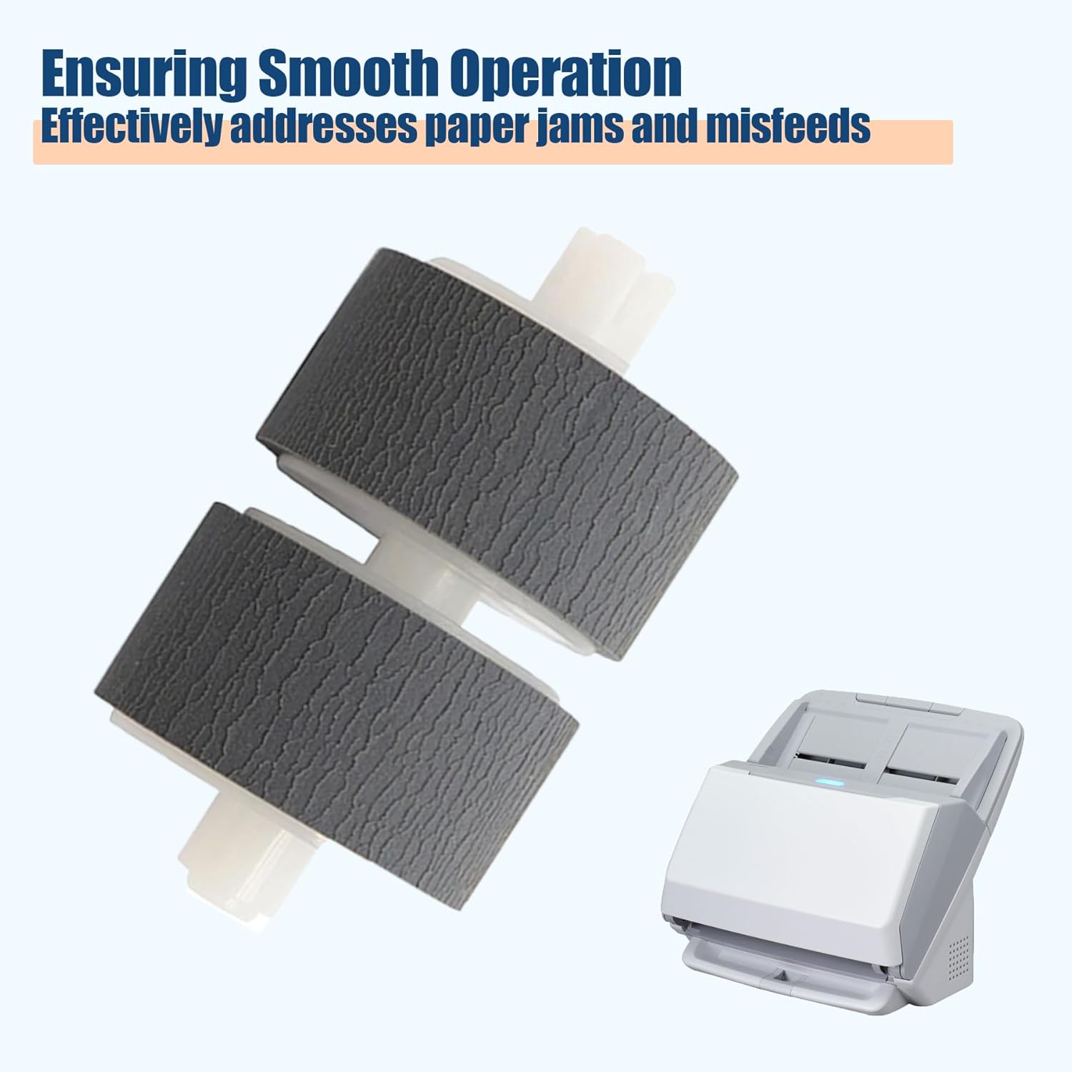 5484B001 Scanner Exchange Roller Assembly Kit Fit for Canon DR-C125 DR-C225 DR-C255 DR-C225II DR-C225W, 2024 New Scanner Replacement Roller Kits 5484B001AA