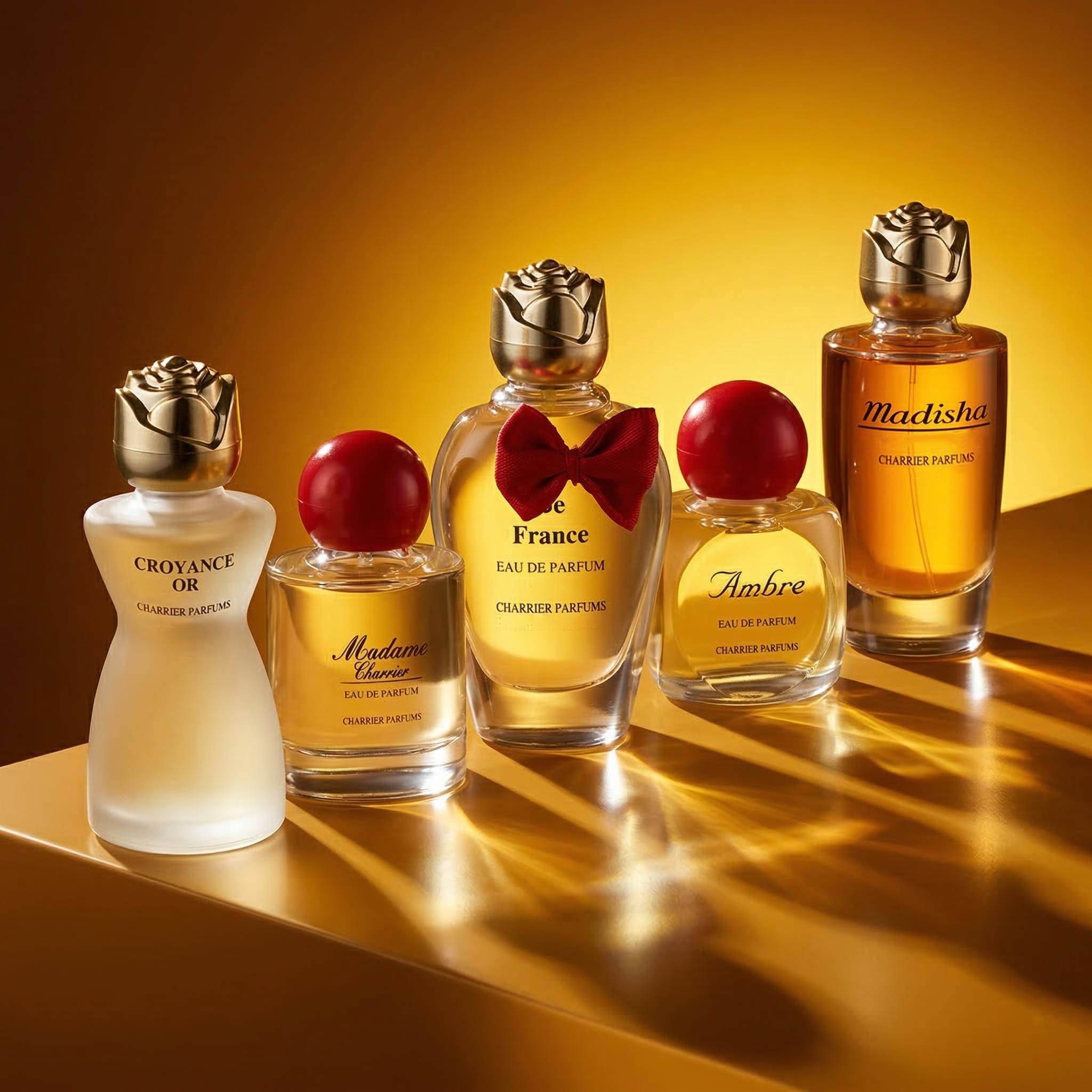 Charrier Parfums "Collezione Lusso" Cofanetto di 5 Eau de Parfum in miniatura 49,7 ml