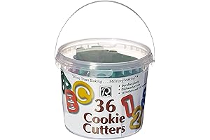 R&M International Alphabet and Number Cookie Cutters - 2 Inch