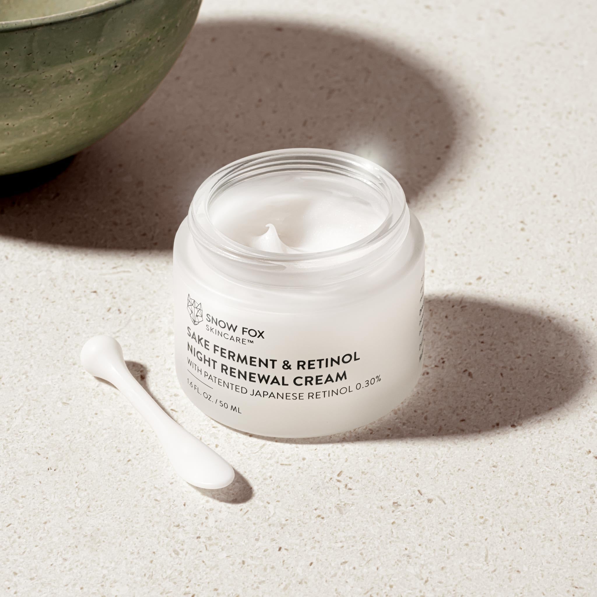 Amazon.com: Snow Fox Skincare Sake Ferment & 0.30% Retinol Night