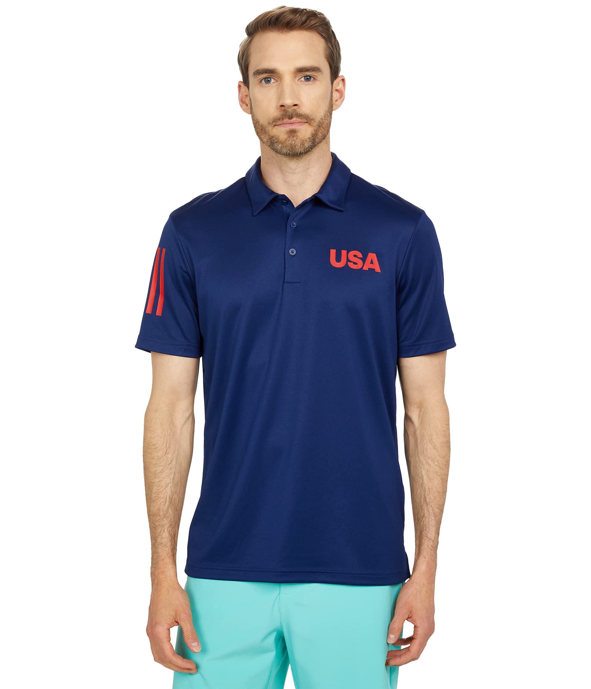 adidas USA Golf Polo Shirt Polo Hombre
