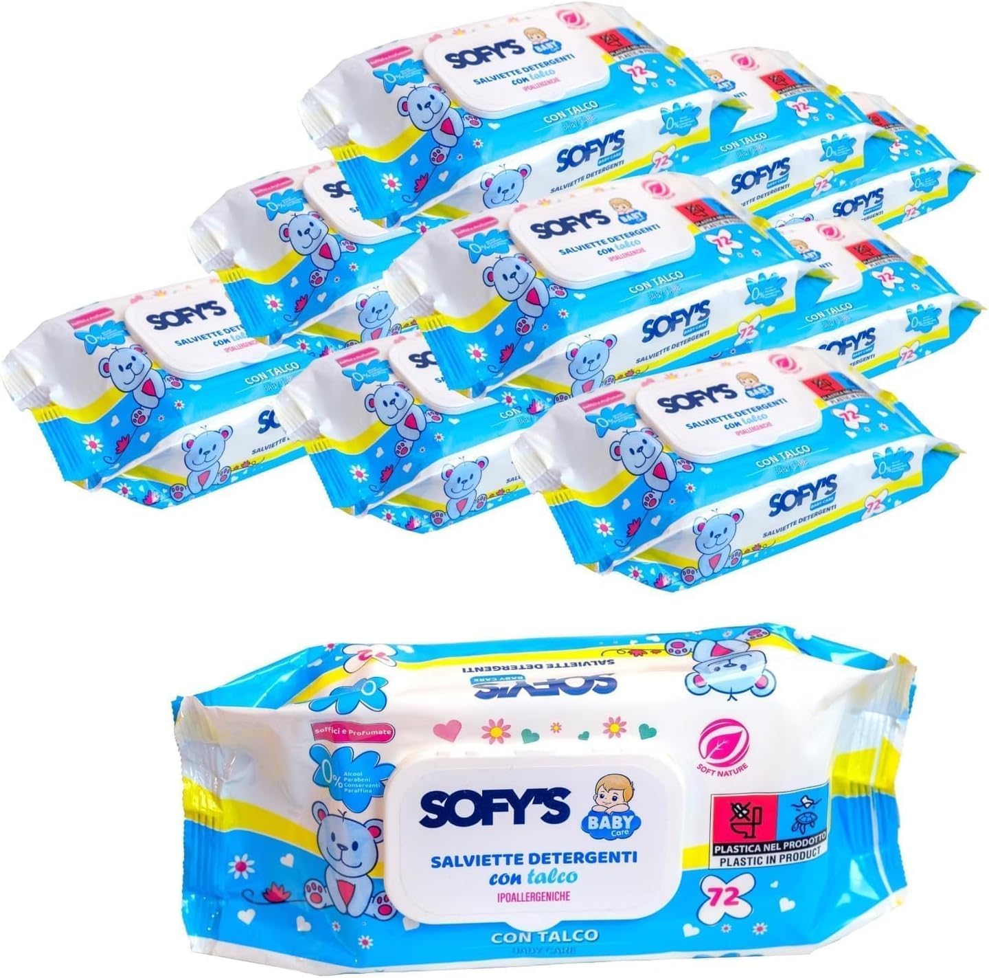 Salviettine Neonato Determondo 864 Pezzi - Con Argan, Ipoallergeniche E Profumate - Foto 12