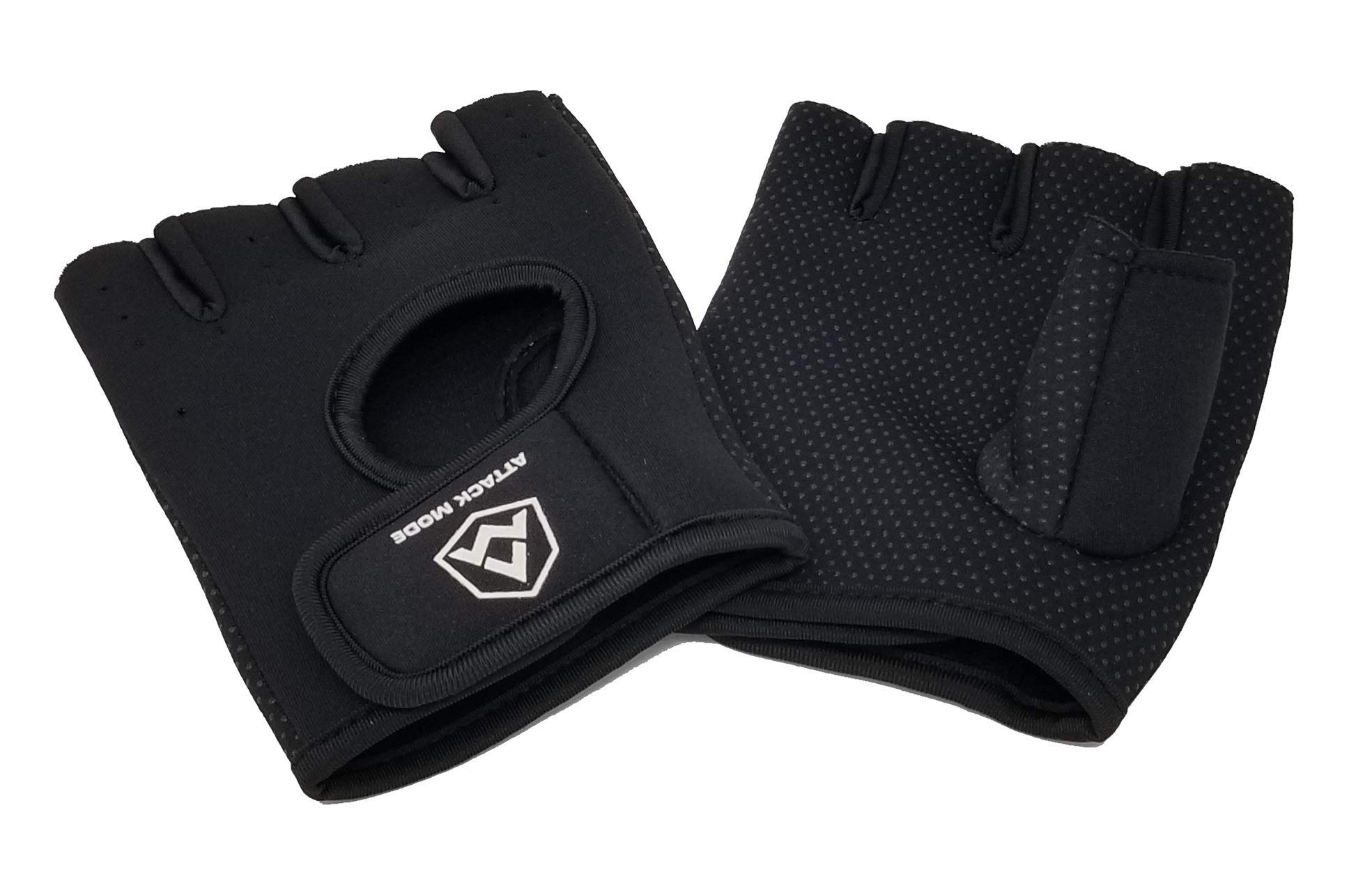 Attack Mode Workout Gloves (Medium, Black)