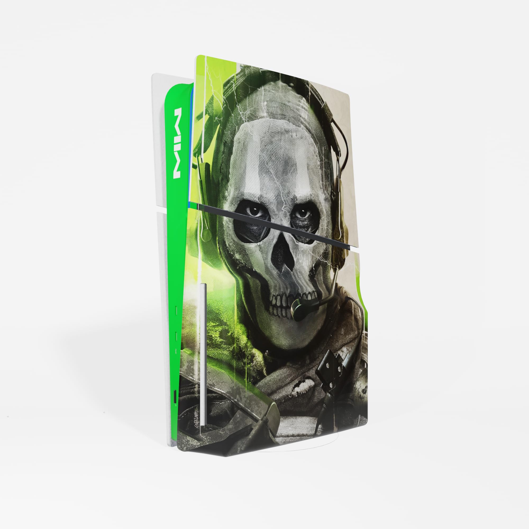 MaD Vision® Extra-Durable Skin Kit per PlayStation 5 (PS5) Disc Slim e Digital Slim | Set di Pellicole Adesive in Vinile Opaco per la Console e 2 Controller - per Call of Duty|COD Design