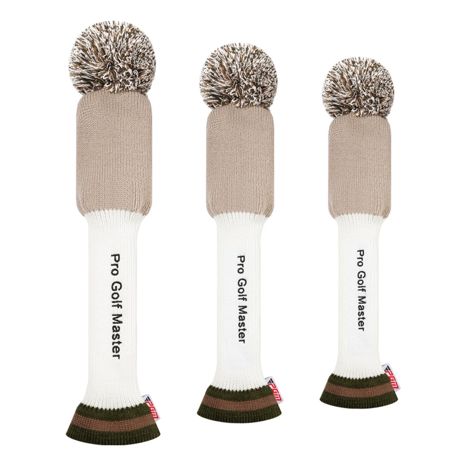 Coprimazze da Golf in Maglia a Collo Lungo, Set di coprimazze da Golf per legni e Accessori Moda, Set di in Maglia a Collo Lungo