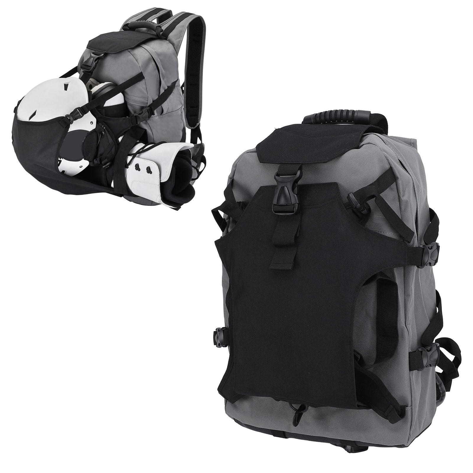 CHICIRIS Torba na Buty Narciarskie Plecak 30L Wodoodporny materiał Oxford z przegródką na do Jazdy na Nartach Snowboard Travel Kemping Kolarstwo