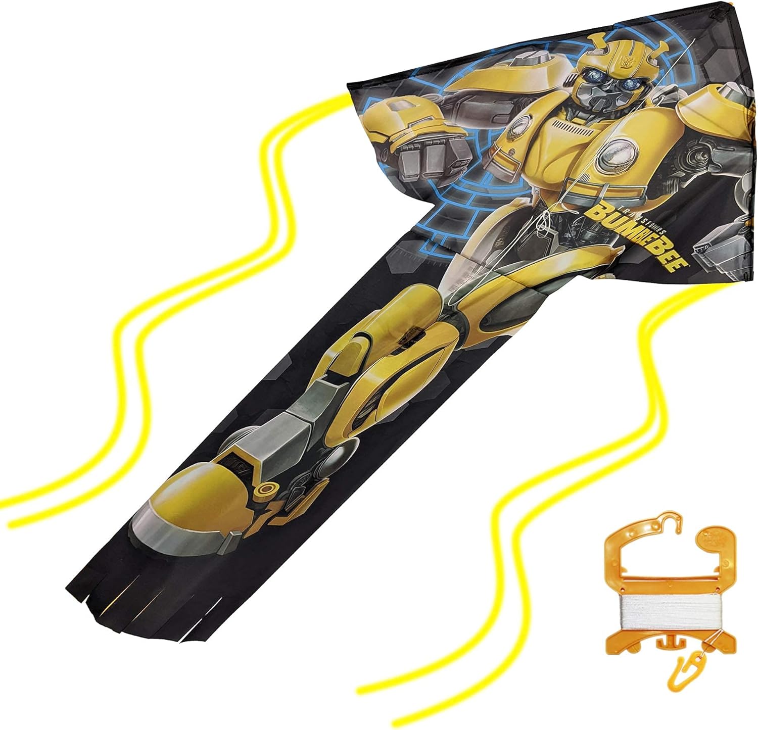 X Kites SkyFlier Nylon Kite, Bumblebee, 50 Inches Tall