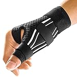 FREETOO Wrist and Thumb Brace Right Hand or Left Hand for Arthritis Pain and Support, Thumb Splint for Trigger Thumb, Finger Splint for Tendonitis, Sprain, MCP Pain Fits Palm 8.5\'\'-10\'\' L/XL White