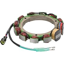 WOOSTAR 12 Coil 5 Wire Magneto Stator Replacement for 2 Stroke 75HP 85HP 90HP Parsun Outboard Engine OEM 688-85510-00 688-85510-01 688-85510-11