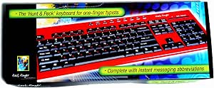 Fast Finger Computer Keyboard for The Hunt & Peck One Hand Typist, ABC ...
