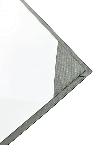 Miniatura 3 de Cubierta de diploma para certificado de 8.5 x 11 pulgadas, impreso "Diploma de graduación", color gris, para escuela secundaria, universidad