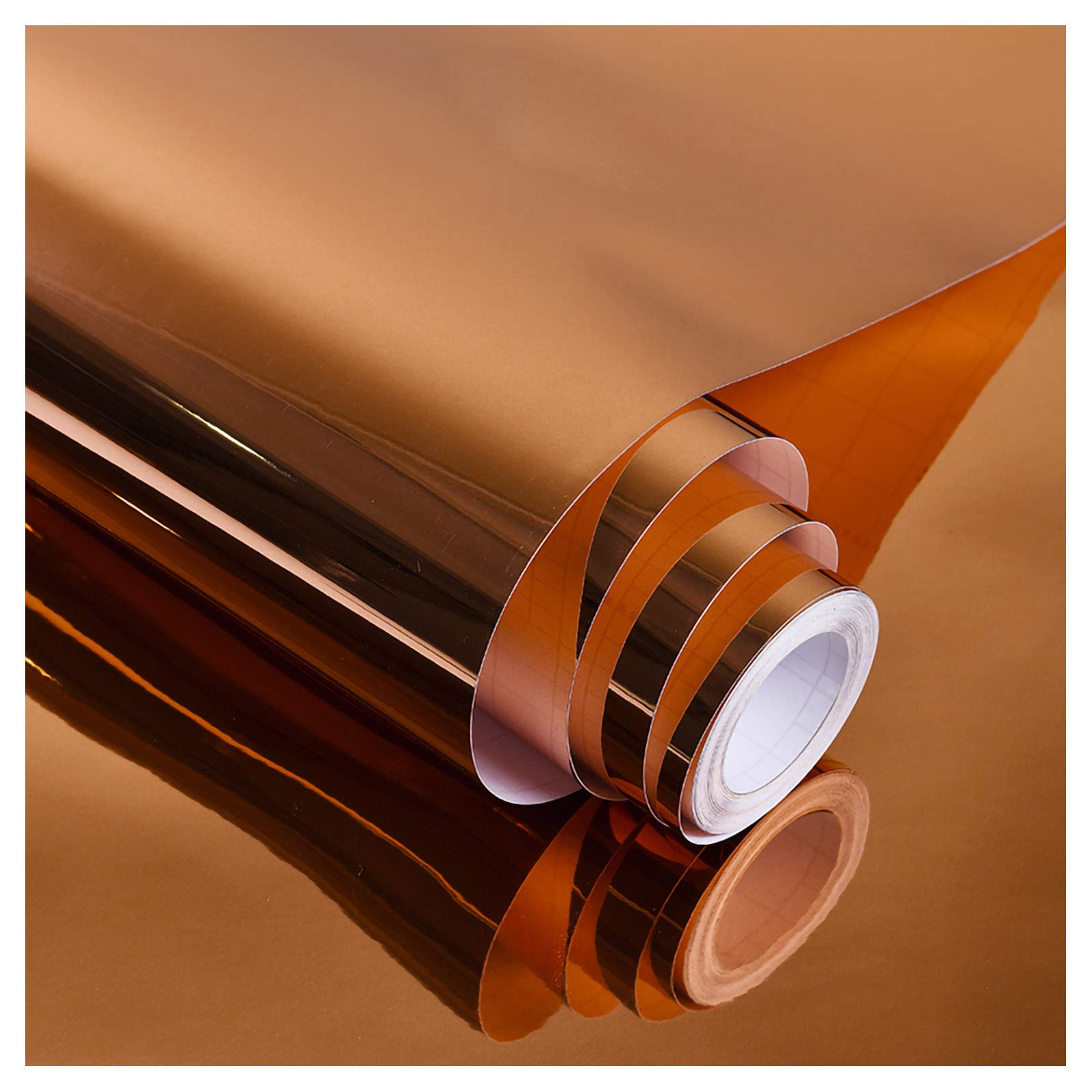 Pegatinas de papel de aluminio cocina adhesivo plástico vinilo oro rosa