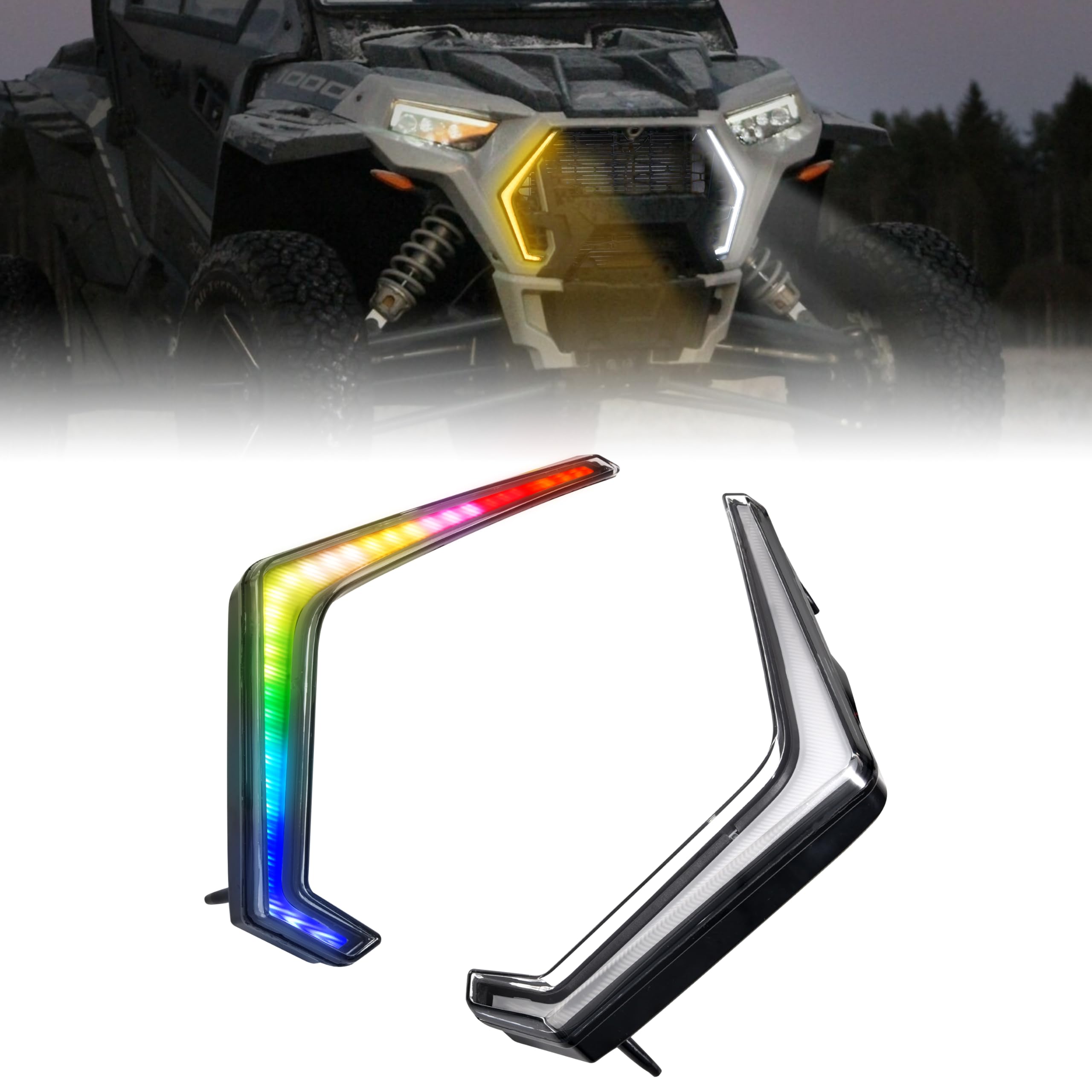 Amazon.com: SAUTVS Smart RGB LED Accent Fang Lights for Polaris