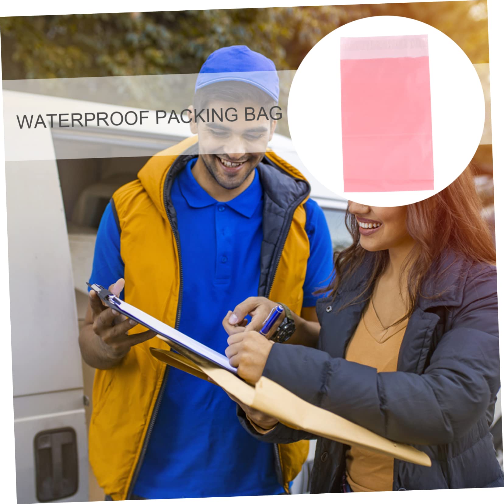 NUOBESTY 200pezzi Buste Impermeabili Per Spedizioni Autosigillanti Chiusura Antimanomissione Resistente All Acqua Sporco Adatto Per Articoli Di Medie Dimensioni Come Magliette Jeans e Prodo